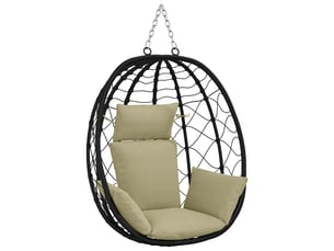 Coussin pour balançoire de chaise d'œuf, coussin d'intérieur et d'extérieur adirondack putten 100 % polyester vert clair cf50080