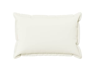 Lot de 2 housses de coussin houten blanc 50 x 75 cm lin synthétique cf49492