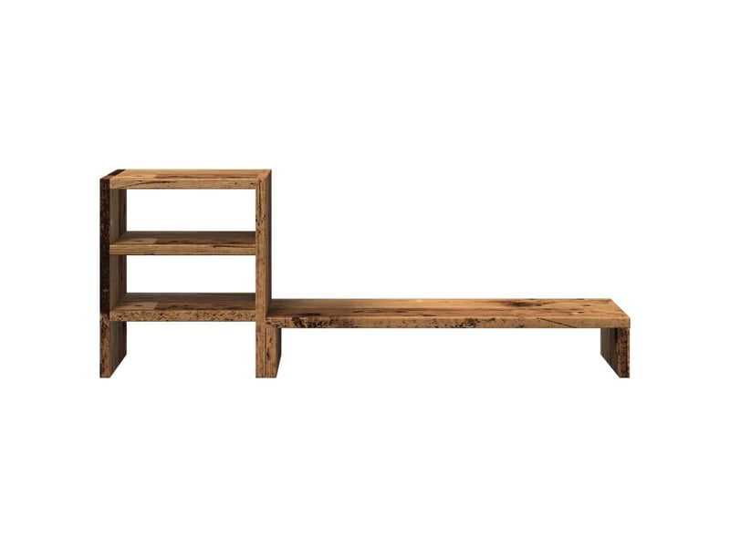 Support de moniteur table meuble bureau et organisateur de bureau bois d'ingénierie marron 02_0044952  - Conforama B