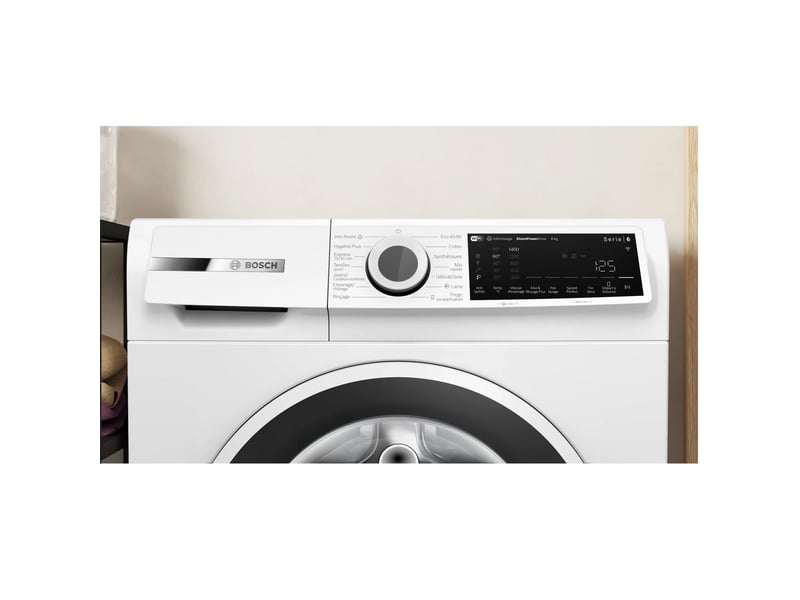  Bosch - bosch. Lave-linge. Ser6. Classe énergie a. 8.0 kg. 1.400 rmin. Iron assist. Home connect. Grand affichage led. Touches tactiles. Blanc. Gris foncé. Dimensions (hxlxp. Porte fermée) : 84.50 cm x 59.80 cm x 63.20… WGJ23407FR - Conforama D