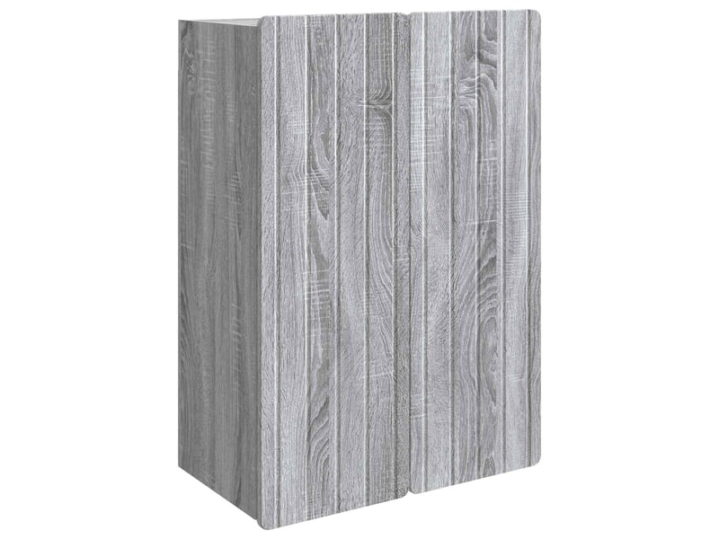  Armoire murale salon, meuble de rangement sonoma gris 66 x 34,5 x 92 cm bois d'ingénierie  - Conforama A
