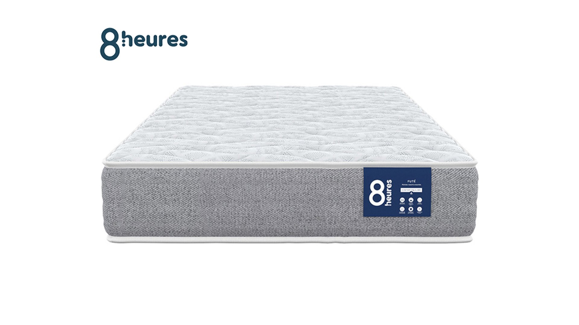 MATELAS RESSORTS 90X190 CM 8 HEURES FUTE