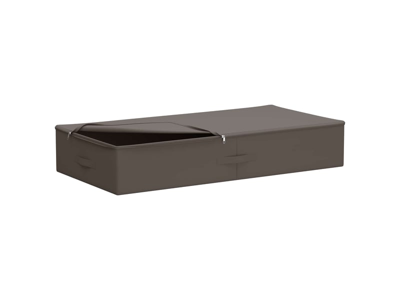 Boîte de rangement 2 pcs tissu intissé 100x50x18 cm 90 l shl98557 - Conforama C