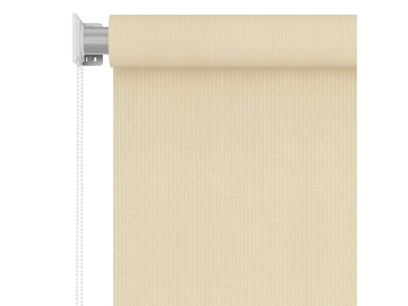 Store enrouleur, store roulant d'extérieur couleur crème 65 (l) x 230 (h) cm hdpe cf47429 - Conforama E