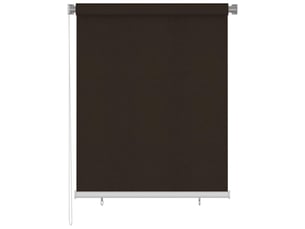 Store enrouleur, store roulant d'extérieur 125 (l) x 140 (h) cm marron cf47319