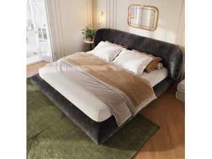 Lit 2 places 140x200 cm <strong>HAUSS SPOLE</strong>  <strong></strong> coloris gris