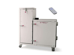 Poêle à granulés extérieur - turbopellet air 12 kw - blanc