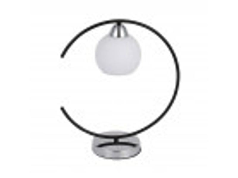  Lampe à poser fabrilamp fuji e27 coloris noir chromé 38 x 35 x 14 cm 152271052 - Conforama D