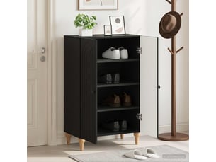 Meuble à chaussures 4 paire(s)  <strong></strong>  <strong></strong> coloris noir