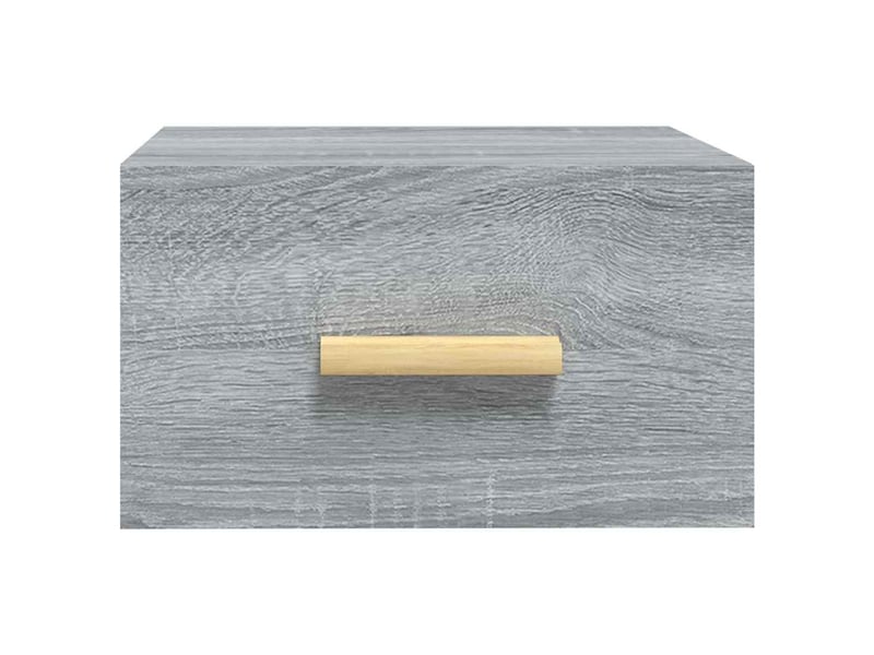  Table de chevet - cabinet de chevet - table de nuit murale sonoma gris 35x35x20 cm  - Conforama C