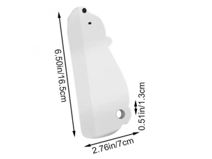 Grattoir de comptoir en silicone, grattoir flexible pour cuvette, grattoir à pour le nettoyage des vitres de salle de bain, pour cuisine, éviers