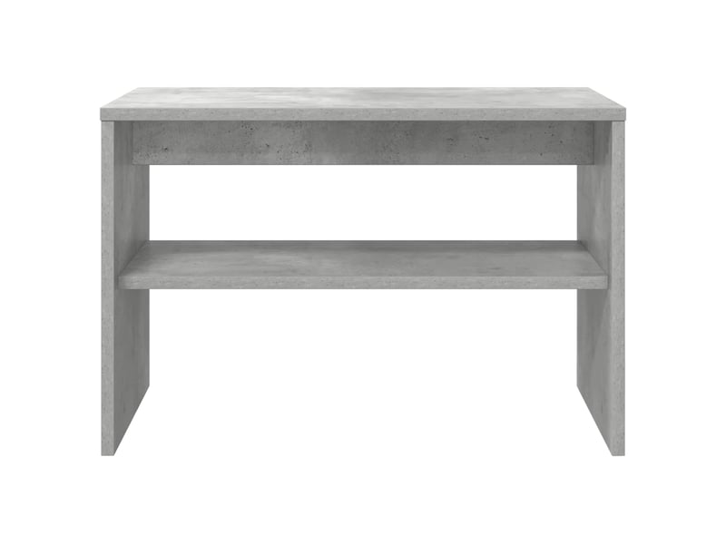  Meuble tv - banc tv - meuble de rangement 60 x 35 x 40 cm gris béton bois d'ingénierie  - Conforama E