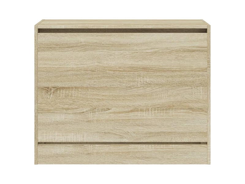  Meuble à chaussure, armoire à chaussures chêne sonoma 80x34x63 cm bois d'ingénierie  - Conforama E
