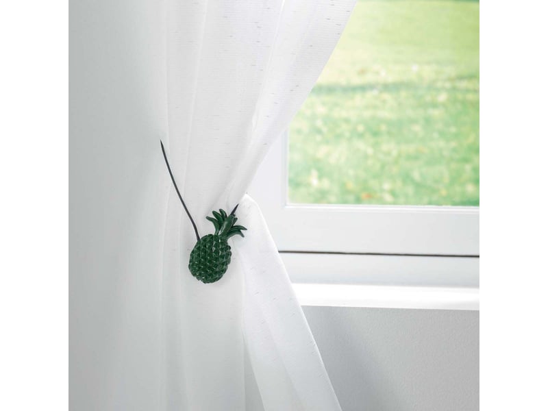  Embrasse de rideau aimantée lewis 42cm vert  - Conforama C