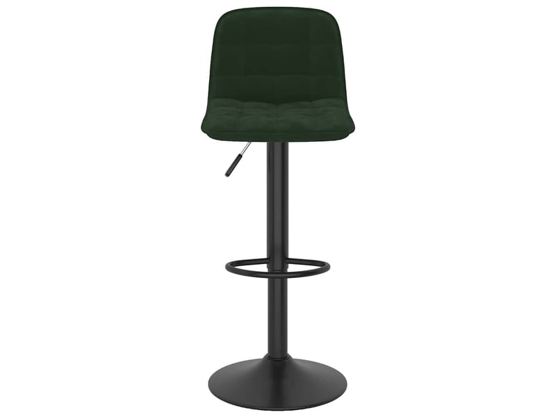  Lot de 2 tabouret de bar, chaise de bar vert foncé velours shl78554  - Conforama D