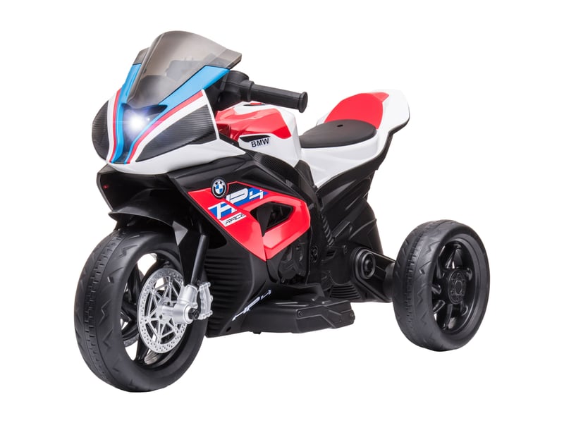 Moto électrique pour enfants, avec phare, 3 modes musicaux, pour les enfants de 1,5 à 5 ans, rouge, 82,5 x 42 x 54 cm - Conforama B