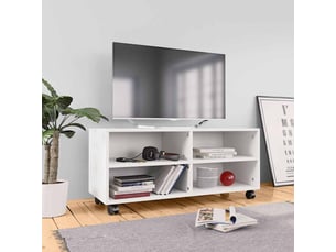 Meuble tv coloris blanc 90 cm <strong></strong>  <strong></strong>