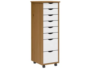 Armoire     <strong></strong> <strong></strong> coloris taupe largeur 34 cm