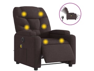 Fauteuil relax électrique <strong></strong> Tissu marron