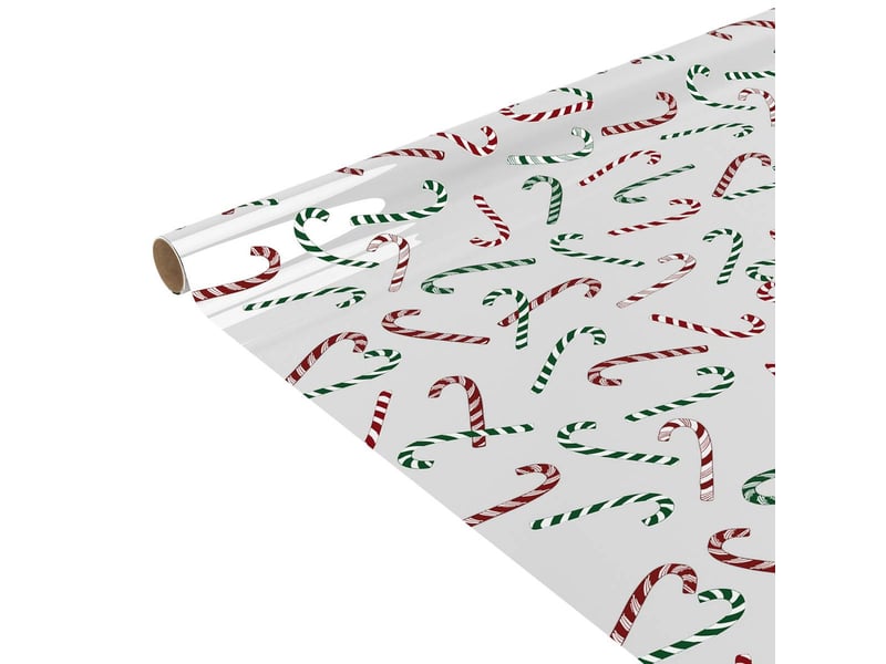  Papier cadeau métallisé imprimé 200x70cm assorti  - Conforama B