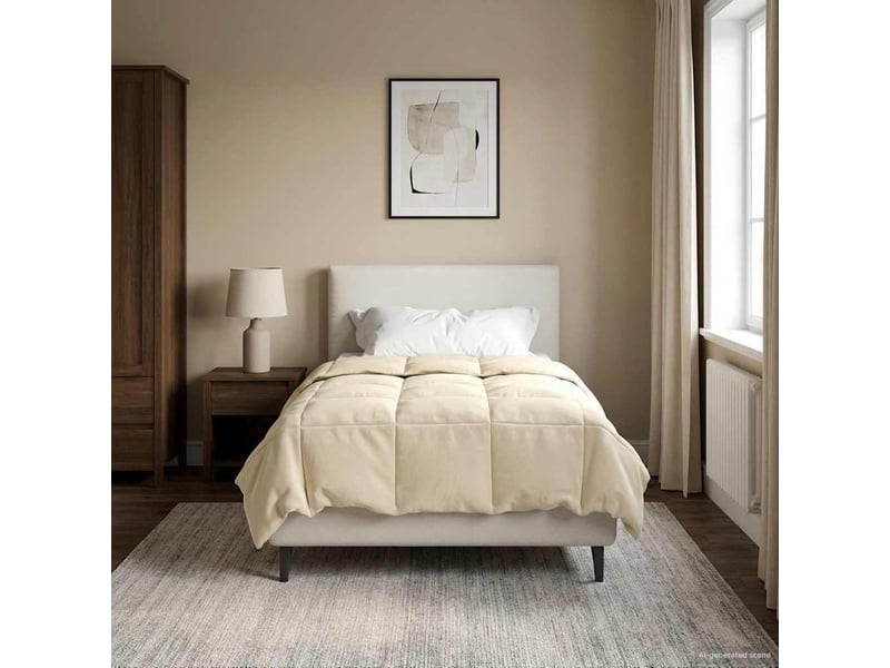Couette - duvet d'été 155 x 220 cm été microfibre (100% polyester) - Conforama D