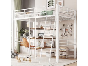 Lit simple 90x200 cm <strong></strong> <strong></strong> coloris blanc