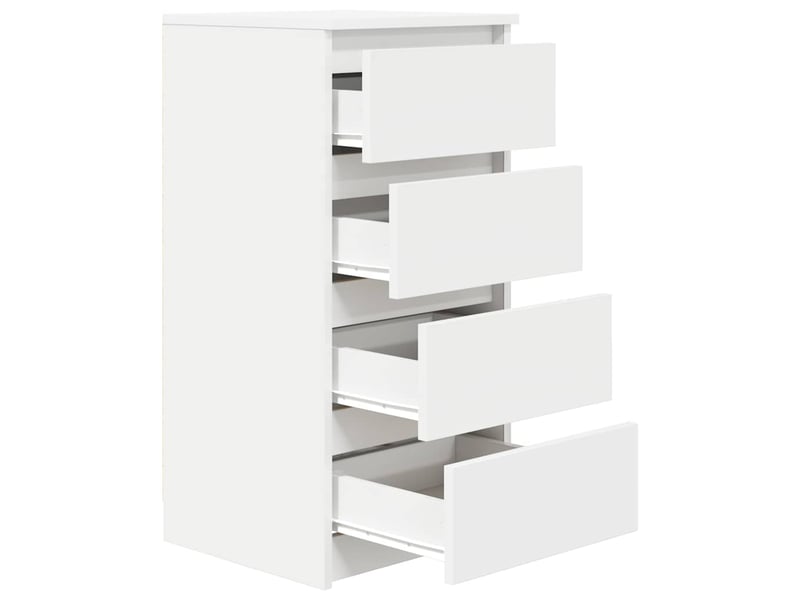 Buffet salon | buffet blanc 37,5x35x76 cm bois d'ingénierie  - Conforama E