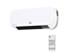 Chauffage électrique à économie d'énergie, 1000 w2000 w, mural, pour salle de bain, avec affichage led, indice de protection ipx2, 3 modes
