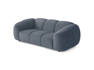 Selsey millma - canapé - 180 cm - velours bleu clair