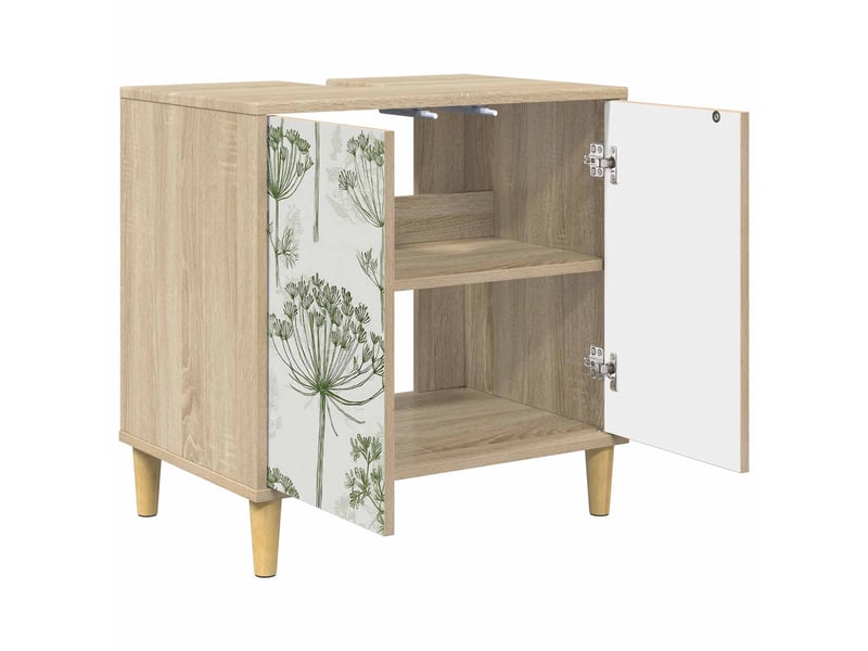  Armoire de salle de bain, meuble de rangement gotha sonoma 60x40x60 cm  - Conforama D