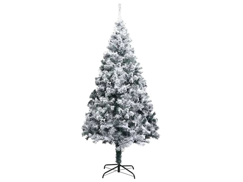  Sapin de noël, arbre de noël artificiel blanc 180 cm pvc, acier et plastique cf61273  - Conforama D