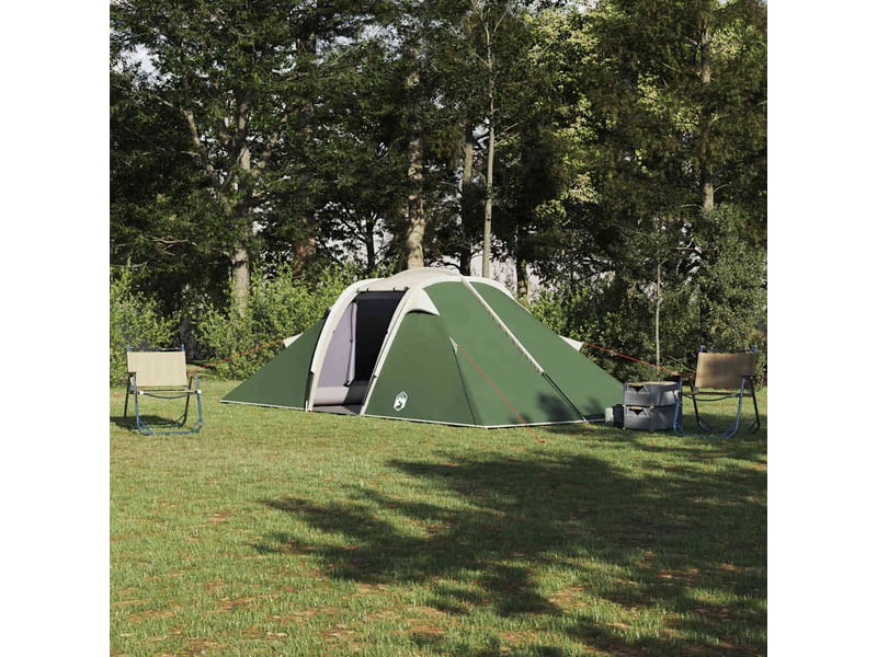  Tente tunnel, tente de camping 4 personne vert taffetas imperméable  - Conforama B