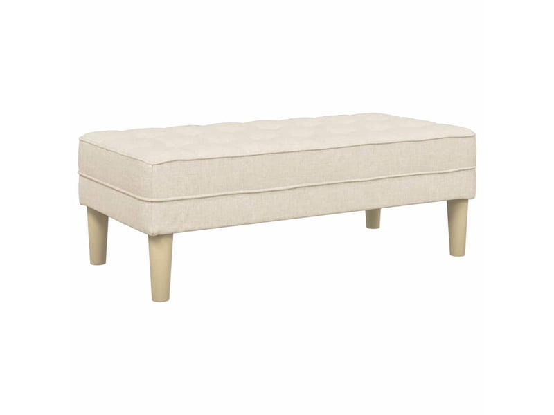  Banc chambre, banc de lit lin 113x57x39 cm tissu  - Conforama A
