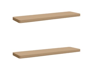 Lot de 2 coussins de banc, coussins d'assise vught 100 % polyester sable cf58128