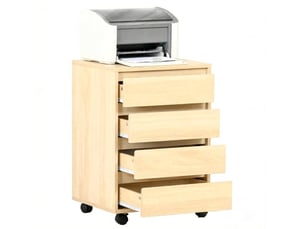 Bibliotheque coloris  naturel  HOMVRA  - 46 cm x 65 cm