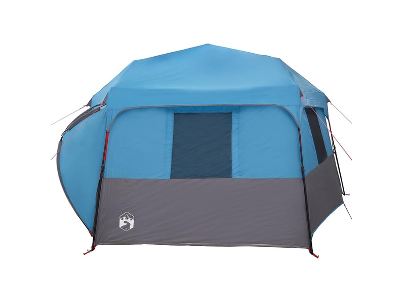 Tente instantanée camping avec auvent 12 personnes et système de libération rapide shl9337 - Conforama E