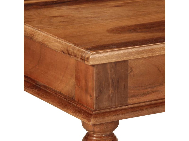 Table basse rectangulaire | table de salon 110x60x40 cm bois massif d'acacia  - Conforama E