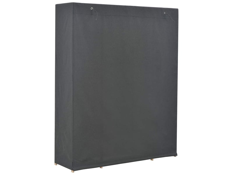 Garde-robe | penderie armoire de rangement gris 135 x 40 x 170 cm tissu  - Conforama C