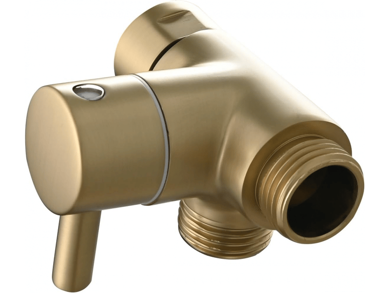 G12 inverseur douche bain laiton vanne de connecteur 3 voie pour pommeau de douche double, or brossé  - Conforama A