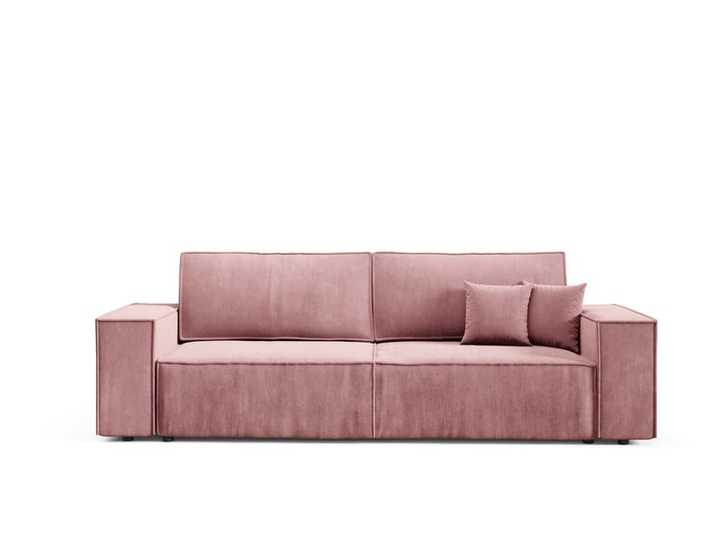  Canapé convertible mille mini rose  - Conforama A