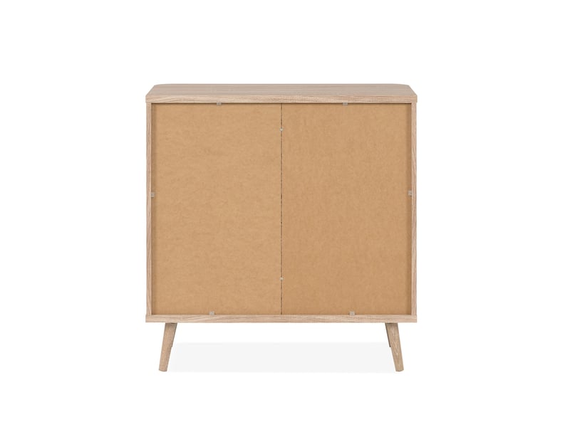 Buffet 1 porte MALAYA coloris bois clair - Conforama K