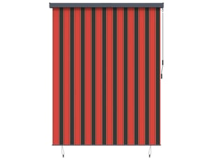 Store enrouleur, store à rouleau orange et marron 220 x 250 cm cf46583