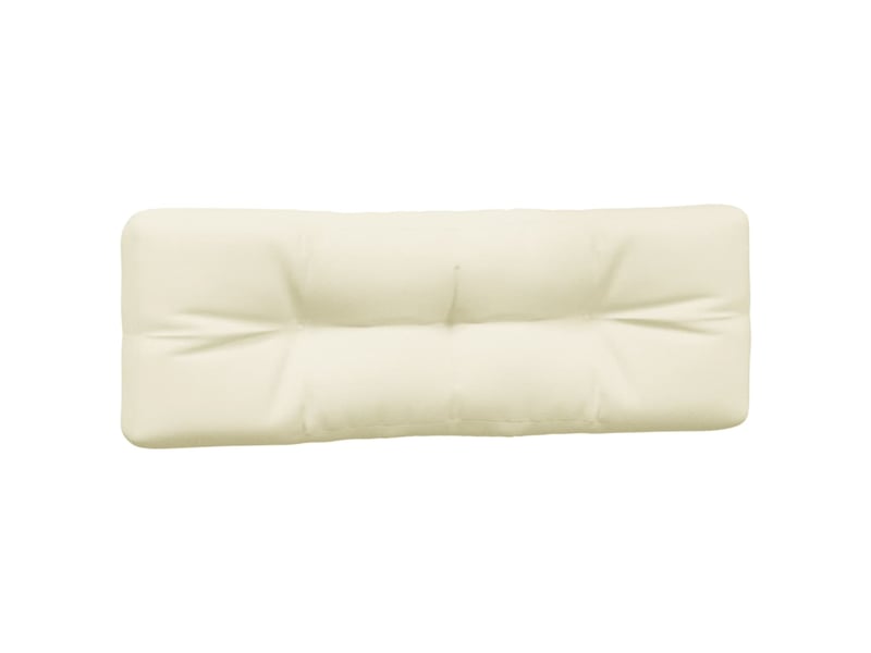  Lot de 2 coussins de palette, coussins de canapé crème tissu cf59527  - Conforama E