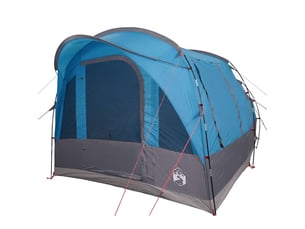 Tente de camping, tente tunnel 3 personnes bleu imperméable shl73522