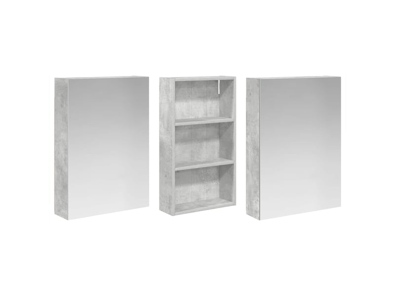  Ensemble de meubles de salle de bain 3 pcs 140x14.5x70 cm shl3164  - Conforama E