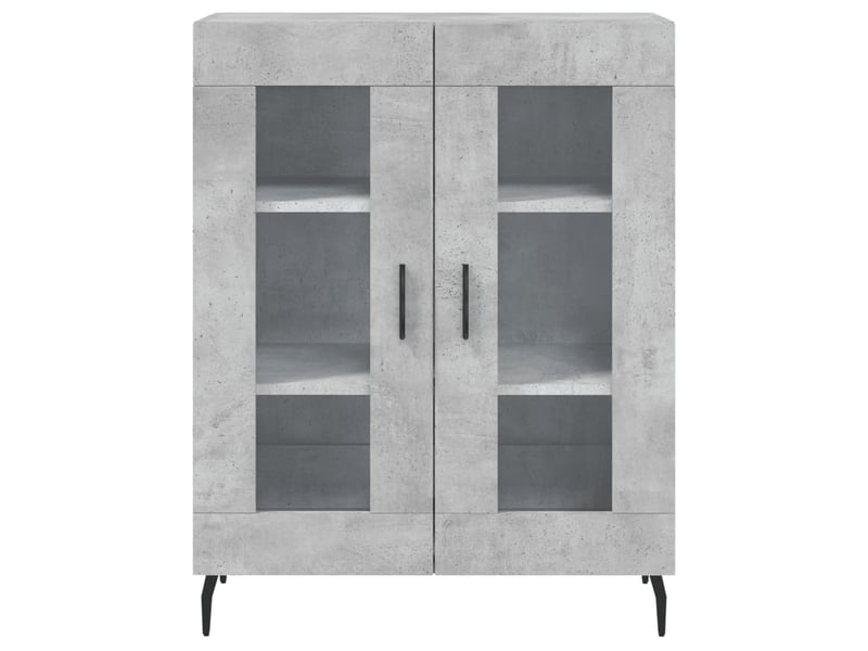  Buffet - bahut - meuble de rangement gris béton 69,5x34x90 cm bois d'ingénierie  - Conforama E