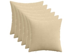 Lot de 6 housses de coussin heerlen vert gris 40 x 40 cm cf49785