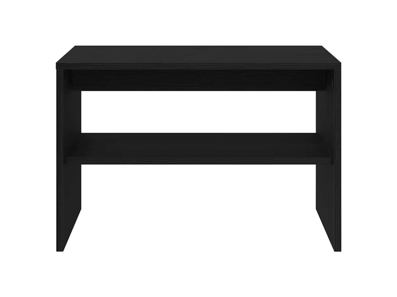  Meuble tv - banc tv - meuble de rangement chêne noir 60x40x40 cm bois d'ingénierie  - Conforama E