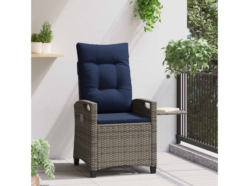  Chaise de jardi, chaise d'extérieur inclinable 56 x 60 x 112 cm acier cf30204  - Conforama D