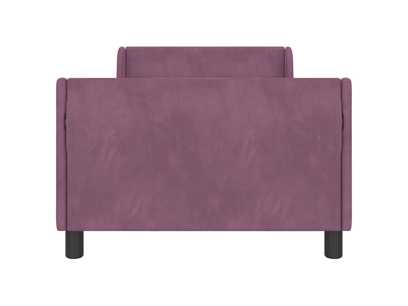  Cadre de lit pour enfants - lit jeune avec tête de lit pourpre 80 x 200 cm  - Conforama E